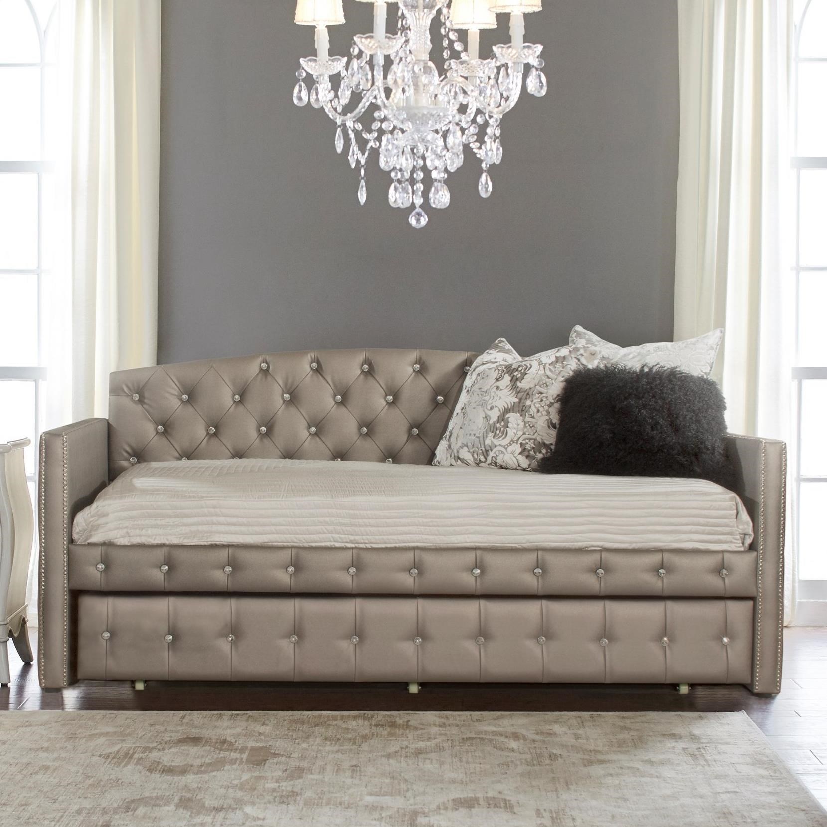 Hillsdale Memphis 1886DBT Twin Upholstered Daybed and Trundle with